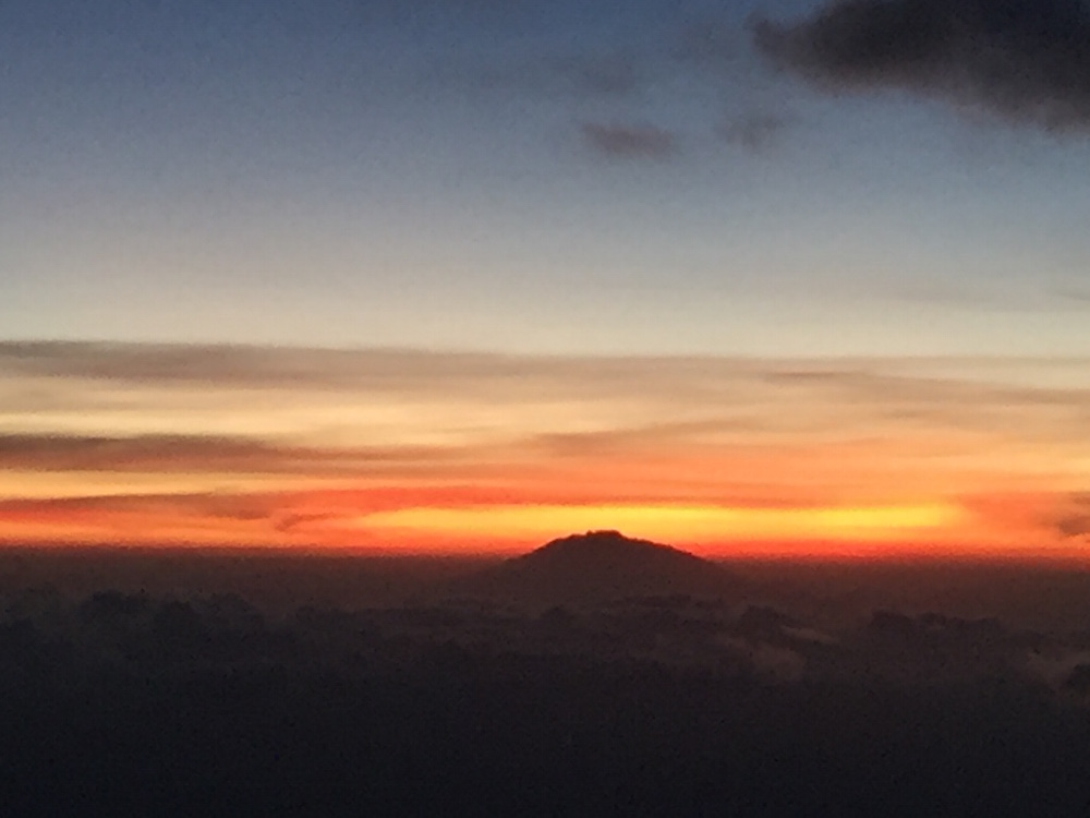 Sunset at Barafu Camp