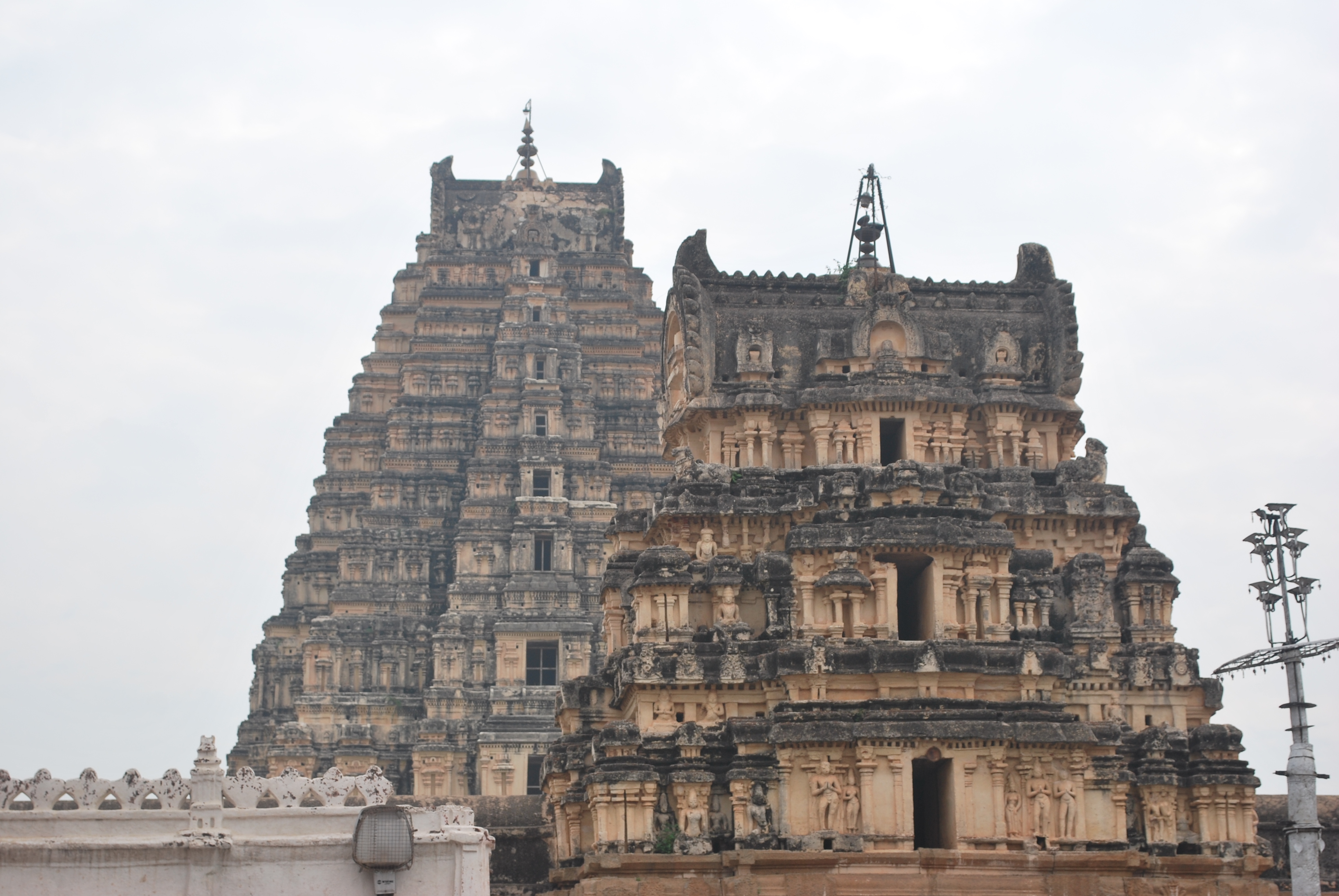 Virupaksha Temple - the twin towers