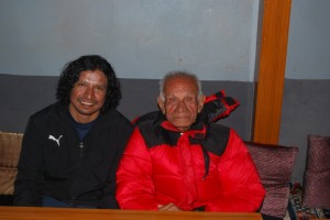 With Shailendra Kumar Upadhyay - Octogenarian Everest Summiteer