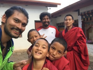 Chimi Langkha with the Monks