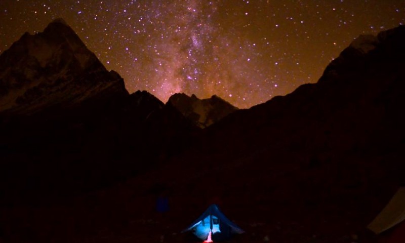 Milky Way at Meru Base Camp_Rustik Travel
